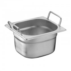 Öztiryakiler Saplı Gastronorm Küvet, GN 1/6, 17.6x16.2x20 cm 