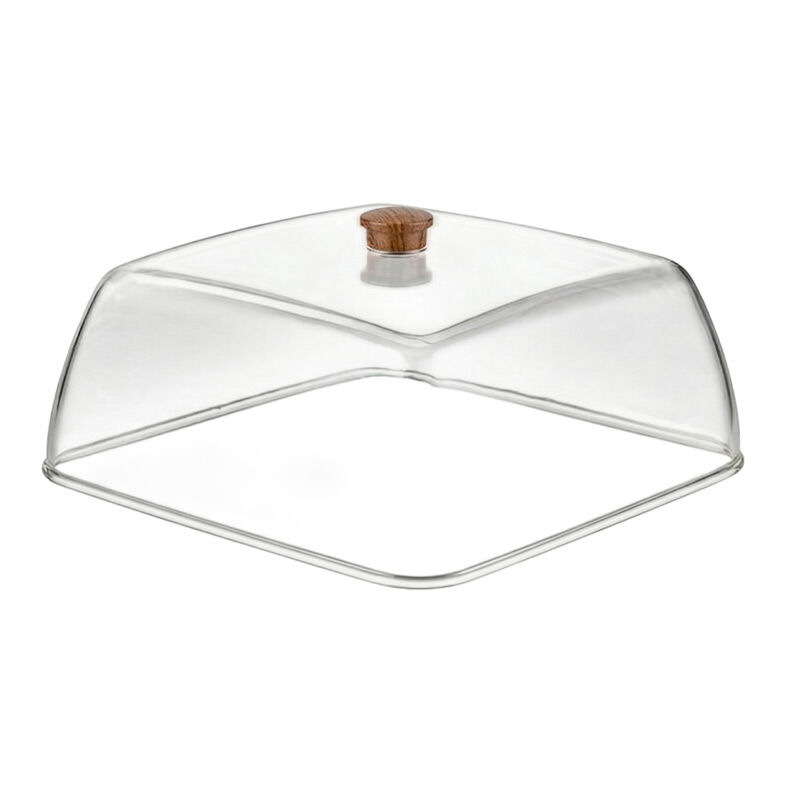 GastroPlast GF-18/BR Вентилятор поликарбонатный деревянный Iroko, 280x280 мм - GastroPlast