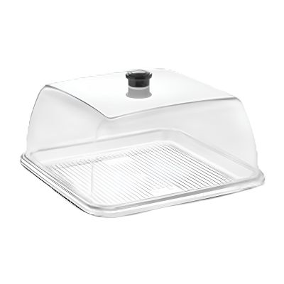 GastroPlast GF-18 Polycarbonate fanus, 280x280 mm - GastroPlast