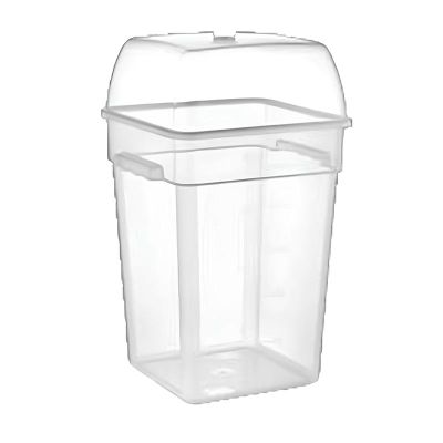 GastroPlast GFPP-18 Şeffaf Polipropilen Fanus, 280x280 mm - 1