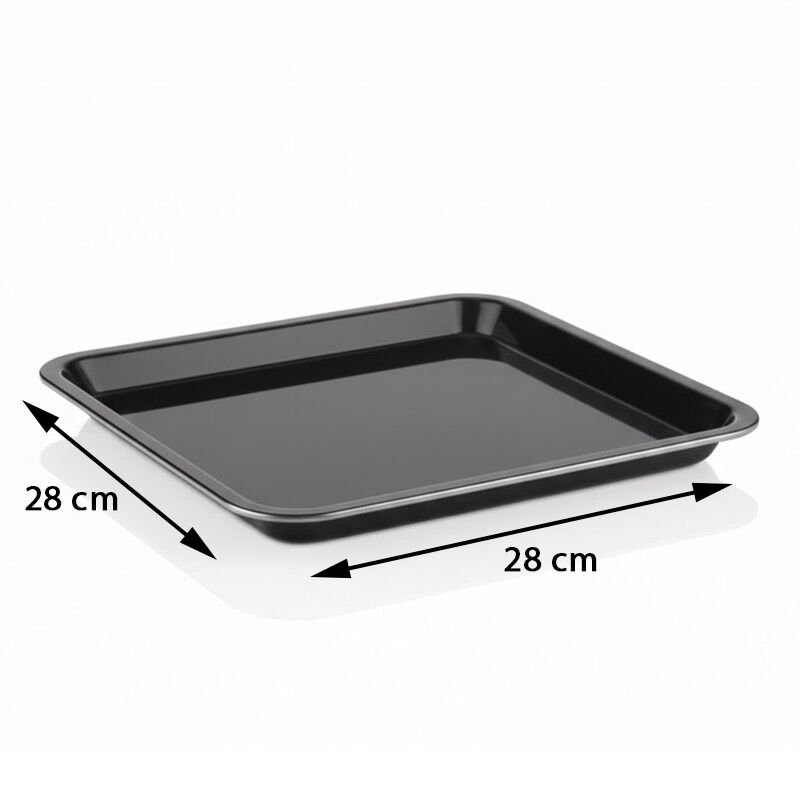 GastroPlast GFT-18/BL Polycarbonate Fan Tray, Black - GastroPlast