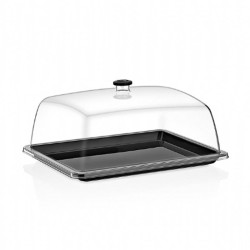 GastroPlast GFT-18/BL Лоток для вентилятора из поликарбоната, черный - GastroPlast