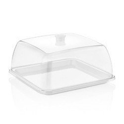 GastroPlast GFT-18/W صينية مروحة من البولي كربونات، أبيض - GastroPlast