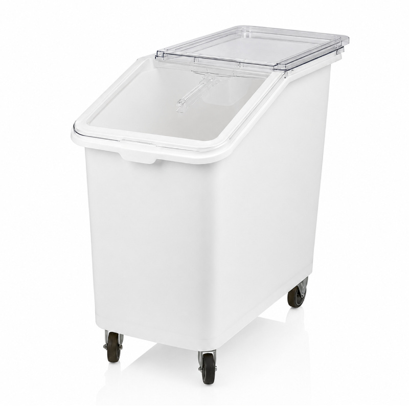 GastroPlast GIB-04 Polipropilen Kayar Kapaklı Erzak Arabası, 102 L - GastroPlast