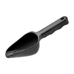 GastroPlast GISHB-01 مجرفة مثقبة من البولي كربونات، 180 مل، أسود - GastroPlast