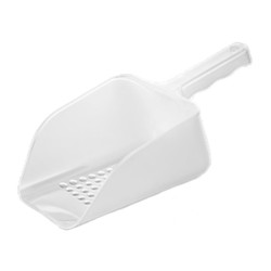 GastroPlast GISHP-03 Polypropylene Perforated Shovel, 1200 ml - GastroPlast