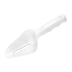 GastroPlast GISPH-01 Polypropylene Perforated Shovel, 180 ml - GastroPlast