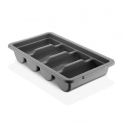 GastroPlast GK-04 4 Bölmeli Kaşıklık, Siyah - GastroPlast