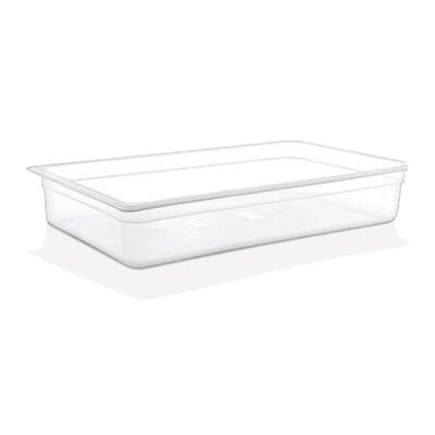 GastroPlast GN 1/1-100 mm Gastronom Küvet, Polipropilen - 1