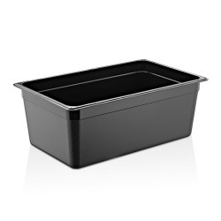GastroPlast GN 1/1-200 mm Polikarbon Gastronorm Küvet, Siyah - GastroPlast