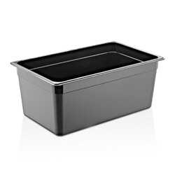 GastroPlast GN 1/1-200 мм Поликарбонатная ванна Gastronorm, черная - GastroPlast