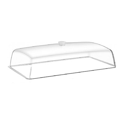 GastroPlast GN 1/1 Polikarbonat Fanus, Beyaz Kulplu - GastroPlast