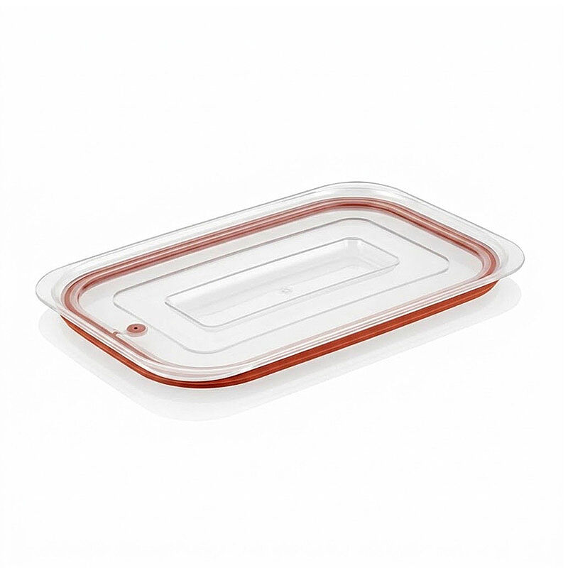 GastroPlast GN 1/1 Герметичная крышка для гастронорм из поликарбоната, красная - GastroPlast