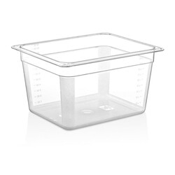 حوض استحمام من البولي كربونات GastroPlast GN 1/2-200 مم 