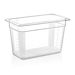 GastroPlast GN 1/3-200 mm Polycarbonate Gastronorm Bathtub - GastroPlast