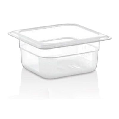 GastroPlast GN 1/6-100 mm Gastronom Küvet, Polipropilen - 1
