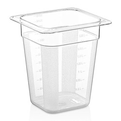 GastroPlast GN 1/6-200 mm Polikarbon Gastronorm Küvet 