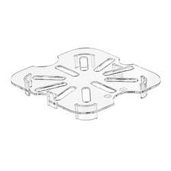 GastroPlast GN 1/6 Polycarbon Gastronorm Strainer - GastroPlast