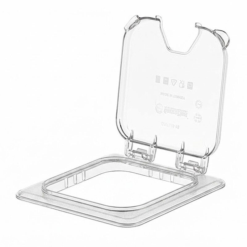 GastroPlast GN 1/6 Поликарбонатная открытая угловая навесная крышка для ванны Gastronorm - GastroPlast