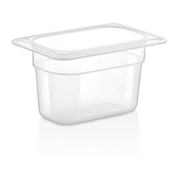 GastroPlast GN 1/9-100 mm Gastronorm Küvet, Polikarbon 