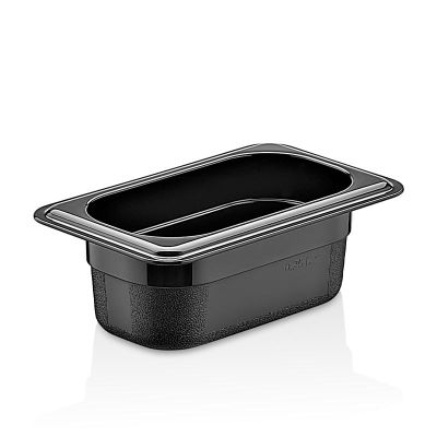 GastroPlast GN1/9-65 mm Polipropilen Gastronorm Küvet, Siyah - 1