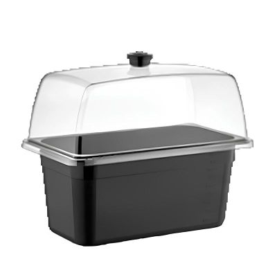 GastroPlast GN 1/3 200 mm Gastronorm Küvet, Polikarbon, 6.5 L - 1