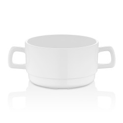 GastroPlast GP-JK10 Polycarbonate Soup Bowl with Handle, 10 cm - GastroPlast