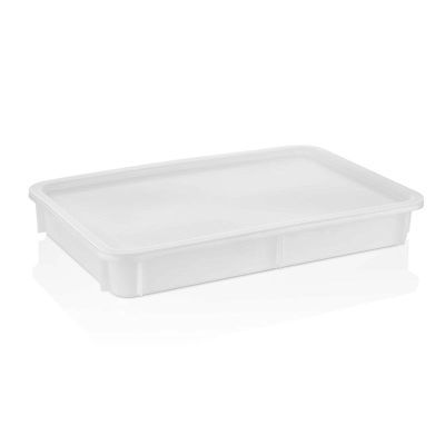 GastroPlast GPH-100/2 Polietilen Pizza Hamur Teknesi, 300x400x100 mm, Beyaz - 1