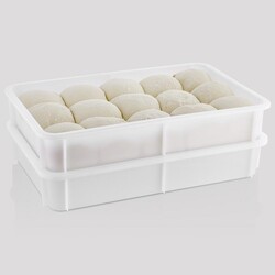 GastroPlast GPH-100 Полипропиленовая ванночка для теста для пиццы, 400x600x100 мм - 4