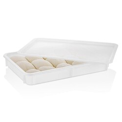 GastroPlast GPH-75 Polipropilen Pizza Hamur Teknesi, 400x600x75 mm - Thumbnail