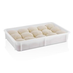 GastroPlast GPH-75 Полипропиленовая ванночка для теста для пиццы, 400x600x75 мм - GastroPlast