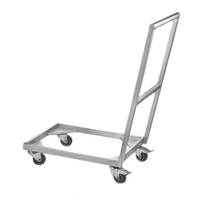 GastroPlast GPHTR-02 Açık Taban Pizza Hamur Teknesi Taşıma Arabası, 600x400 mm - 1