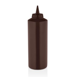GastroPlast GPS-1000 Flare Sauce Holder, 1000 ml, Brown - GastroPlast