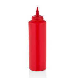 GastroPlast GPS-750 Flare Sauce Holder, 750 ml, Red - GastroPlast