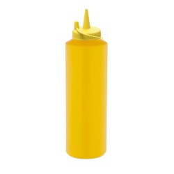 GastroPlast GPSC-1000 Kapaklı Fişek Sosluk, 1000 ml, Sarı - Thumbnail