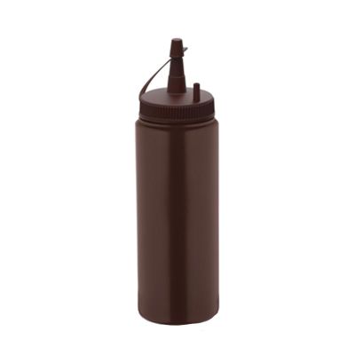 GastroPlast GPSC-250 Kapaklı Fişek Sosluk, 250 ml, Kahverengi - 1