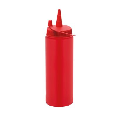 GastroPlast GPSC-250 Kapaklı Fişek Sosluk, 250 ml, Kırmızı - 1