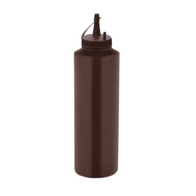 GastroPlast GPSC-750 Kapaklı Fişek Sosluk, 750 ml, Kahverengi - 1