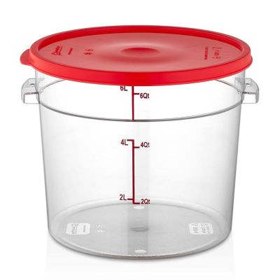 GastroPlast GRP-1 Polikarbon Yuvarlak Saklama Kabı, 0.95 L - 1