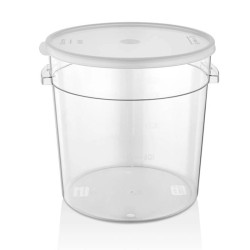 GastroPlast GRP-12 Поликарбонатный круглый контейнер для хранения, 12 л - GastroPlast