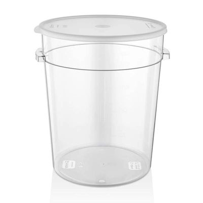 GastroPlast GRP-22 Polikarbon Yuvarlak Saklama Kabı, 20.82 L - 1