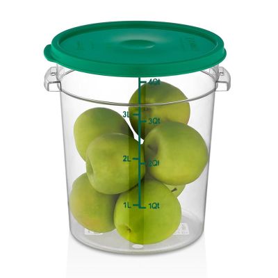 GastroPlast GRP-4 Polikarbon Yuvarlak Saklama Kabı, 4.2 L - 1