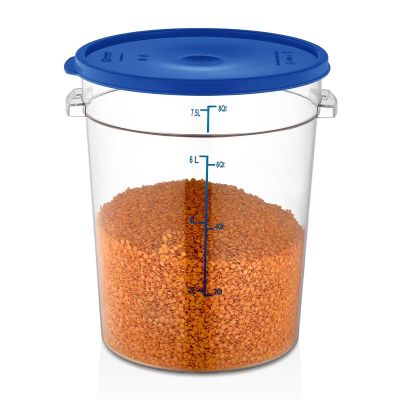 GastroPlast GRP-8 Polikarbon Yuvarlak Saklama Kabı, 7.5 L - 1