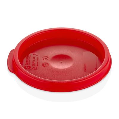GastroPlast GRPL-1 Yuvarlak Saklama Kabı Kapağı, GRP-1 Uyumlu, Kırmızı - 1