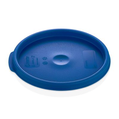 GastroPlast GRPL-2 Yuvarlak Saklama Kabı Kapağı, GRP-2/4 Uyumlu, Mavi - 1