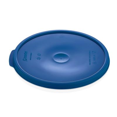 GastroPlast GRPL-6 Yuvarlak Saklama Kabı Kapağı, GRP-6/8 Uyumlu, Mavi - 1
