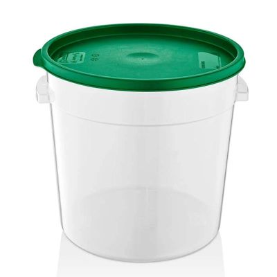 GastroPlast GRPP-18 Polipropilen Yuvarlak Saklama Kabı, 17 L - 1