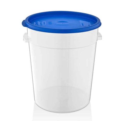 GastroPlast GRPP-22 Polipropilen Yuvarlak Saklama Kabı, 20.82 L - 1