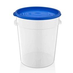 GastroPlast GRPP-22 Polypropylene Round Storage Container, 20.82 L - GastroPlast