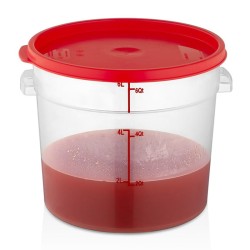 GastroPlast GRPP-6 حاوية تخزين دائرية من البولي بروبلين، 6 لتر - GastroPlast